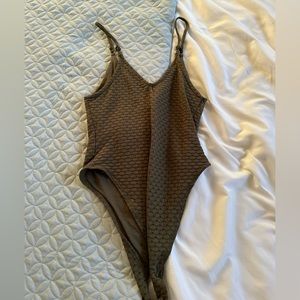 Wild fable green detailed bodysuit